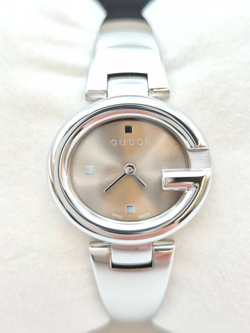Gucci Round Bangle Watch YA134503 158581491 [P]