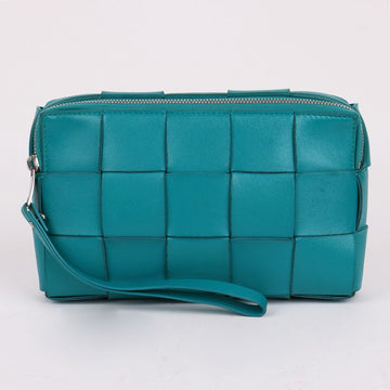BOTTEGA VENETA Aqua Marine Mini Clutch mit Tragegriff 158581536 [P]