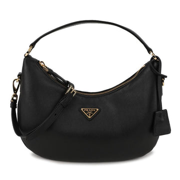 Prada Triangle Logo Leather Hobo Bag 151168908 [P]