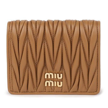MIU MIU ナパレザー二つ折り財布 5MV204-AFPP-F098L 151169268 [P]