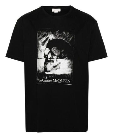 Alexander McQueen Graphic Short Sleeve T-Shirt 794678 QTABV 0527 152200329 [P]