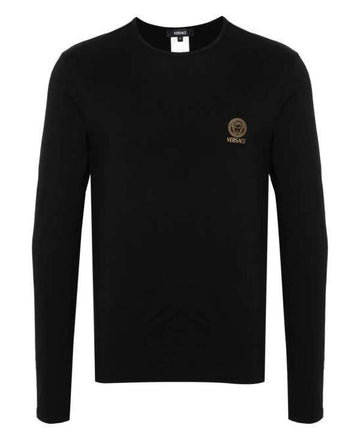 Versace Logo Round Neck Long Sleeve Top 152200434 [P]