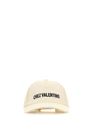 VALENTINO 刺繍コットンベースボールキャップ 152200628 [P]