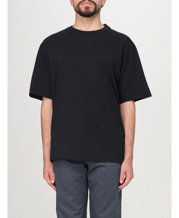 MAISON KITSUNE Oversize T-Shirt mit geprägtem Profil OM00116KJ7016 P199 152201021 [P]