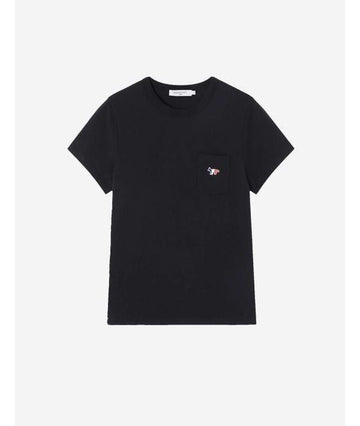 MAISON KITSUNE T-Shirt Tricolor Fox Patch FW00107KJ0010 P199BK 152201074 [P]