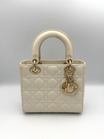 Dior Lady Small Latte Gold (M0538) Condition A 158581890 [P]