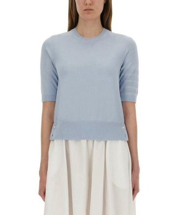Thom Browne Jersey Stitch Pointel 4-Bar T-Shirt 152201246 [P]