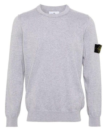 Stone Island Soft Cotton Crew Neck Knit Regular Fit 540B2 152201501 [P]