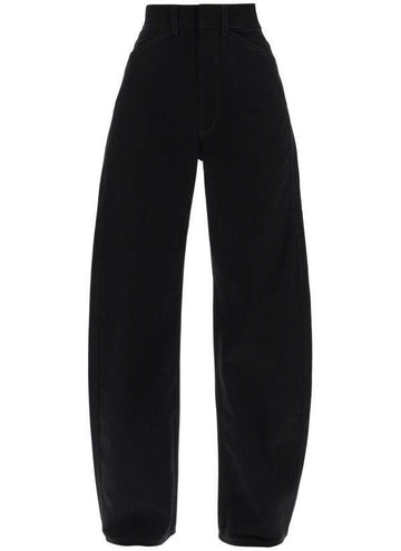 LEMAIRE High Waist Curved Pants PA1052 LD1000 999 152201661 [P]