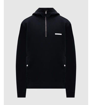 Stone Island Cotton Fleece Half Zip Hoodie K2S15 6100012 152202237 [P]