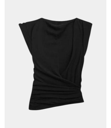 ISABEL MARANT ドレープTシャツ TS0207FA A1N41I 01BK 152202797 [P]