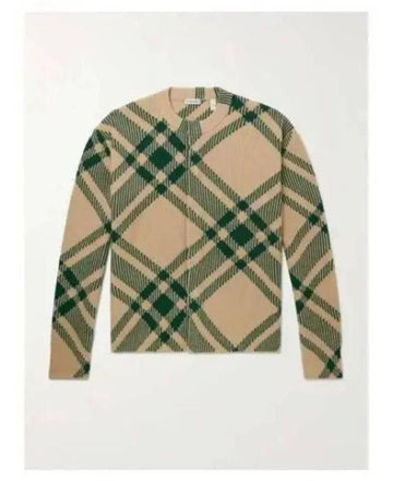BURBERRY チェックウールブレンドカーディガン 8083079 152202857 [P]