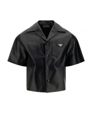 PRADA Nappa-Lederhemd UPC176 1WDV F0002 152202871 [P]