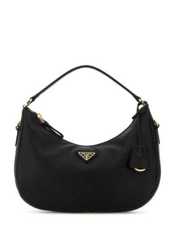 PRADA ロゴトライアングルレザー ホーボーバッグ 152203260 [P]