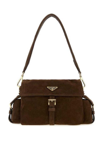 PRADA エクスプローラーミディアムスエードショルダーバッグ 1BD394 V NOO 008 F0324 152203264 [P]