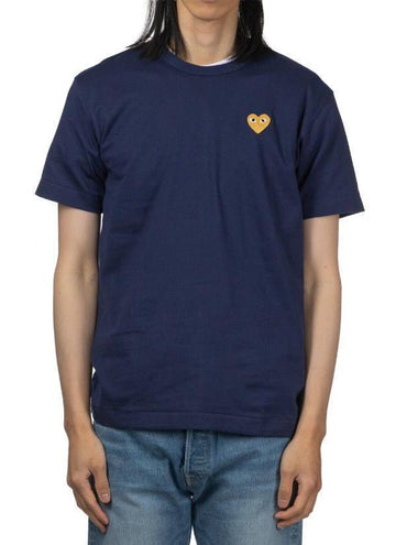 COMME DES GARCONS ゴールドハート ワッペン 半袖Tシャツ AX T216 051 2 152203526 [P]
