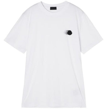 MONCLER Faded Logo Motif Baumwoll-T-Shirt 157146741 [P]