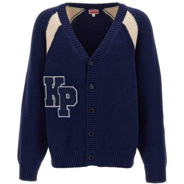 Kenzo Paris Varsity Logo Patch Cardigan 157146761 [P]