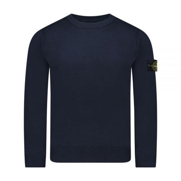 STONE ISLAND 540B2 ソフトオーガニックコットンクルーネックニット_レギュラーフィット (8015540B2 A0020) 120898188 [P]