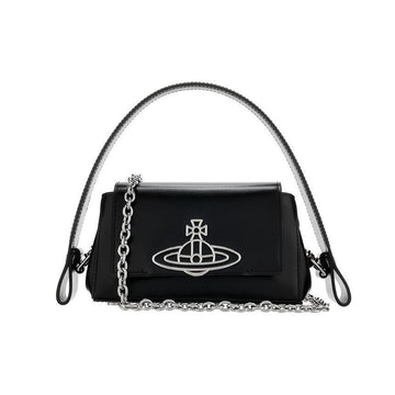 VIVIENNE WESTWOOD Haze Seide Leder Kleine Ketten Umhängetasche 4603000IW L0077 N401 137969138 [P]