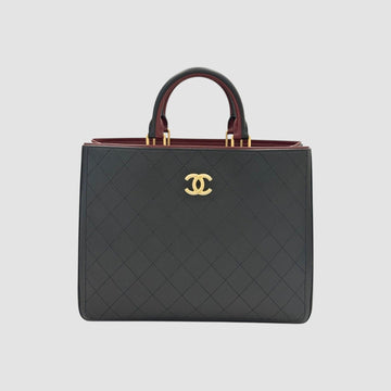 CHANEL Season Large Tote Bag Black 24 Series 158604710 [P]