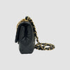 CHANEL Season Coin Flap Bag Chain Black AS4000 158604731 [P]