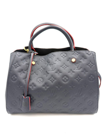 Louis Vuitton Montène BB Emprente Navy M42747 158604732 [P]