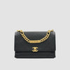 CHANEL Handle Flap Bag Chain Crossbody Black AS2764 158604740 [P]