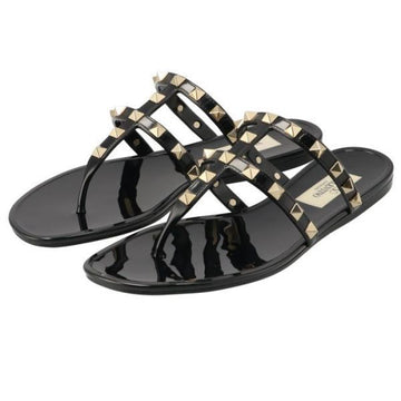 Valentino Rubber Rockstud Flat Thong Sandals 157152371 [P]
