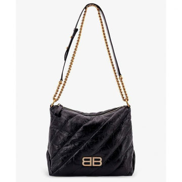 Balenciaga Crush Small Quilted Hobo Bag Black stamp: 806479210J1 1000 149103768 [P]