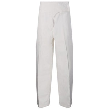 AMI Cotton Wrap Belted Balloon Fit Jeans 157145904 [P]
