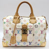 LOUIS VUITTON モノグラム ホワイト マルチ スピーディ30 トートバッグ M92643 158607150 [P]