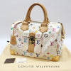 LOUIS VUITTON モノグラム ホワイト マルチ スピーディ30 トートバッグ M92643 158607150 [P]