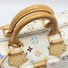 LOUIS VUITTON モノグラム ホワイト マルチ スピーディ30 トートバッグ M92643 158607150 [P]