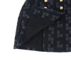 Gucci GG Gold Button Tweed Skirt Size 38 37553K-2 158607172 [P]