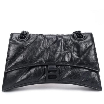 BALENCIAGA キルティングクラッシュスモールチェーンバッグ 210IY 1000 149147081 [P]