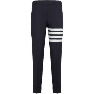 THOM BROWNE 4バー ストライプ ローライズ スキニーフィット プレーンウィービング パンツ 134323720 [P]