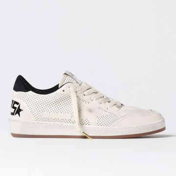 GOLDEN GOOSE Nylon-Haeltap-Nappa-Ball-Star-Sneaker in Weiß/Schwarz 136539246 [P]