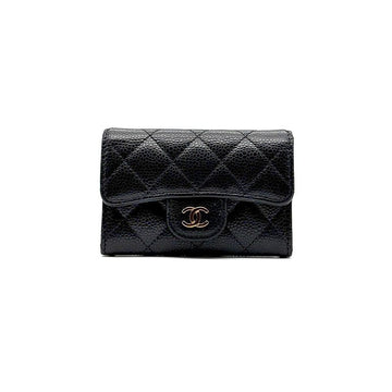 CHANEL キャビア カード財布 158608186 [P]