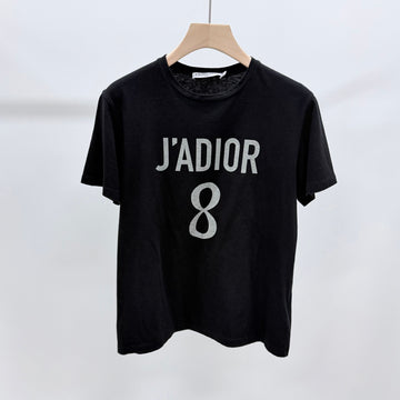 Dior Cotton Linen Short Sleeve Women's T-Shirt Black 158608543 [P]