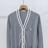 Brunello Cucinelli Cotton Logo Cardigan Grey XL 158608553 [P]