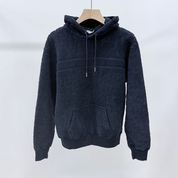 Dior Oblique Logo Cotton Terry Hoodie Black 158608569 [P]
