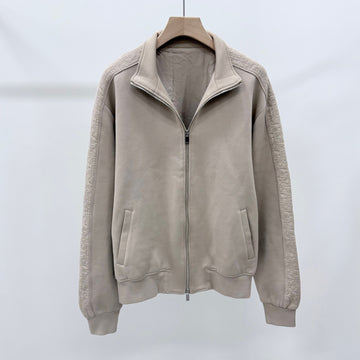 DIOR Oblique Baumwollmischung Zip-Jacke Beige 158608580 [P]