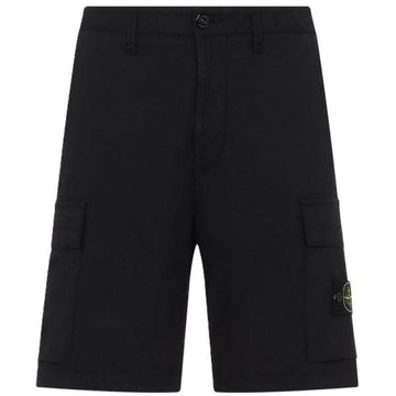 Stone Island Cotton Logo Patch Cargo Shorts 157166187 [P]