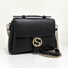 Gucci Interlocking Top Handle Chain Shoulder Bag Black (510302) 158611949 [P]