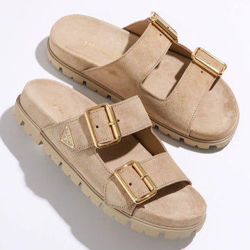 PRADA スエードストラップスライド 132496532 [P]
