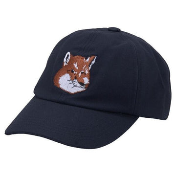 Maison Kitsune CAP 6P LARGE FOX HEAD EMBROIDERY (HU06118WW0007-NAP480) 75832488 [P]