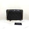 CHANEL Wild Stitch Chain Shoulder Bag Black 158612319 [P]