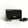 Prada Leather Chain Crossbody Bag Black (1BD350) 158612646 [P]