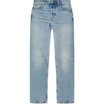 Saint Laurent Blue Denim Low Rise Jeans 149933734 [P]